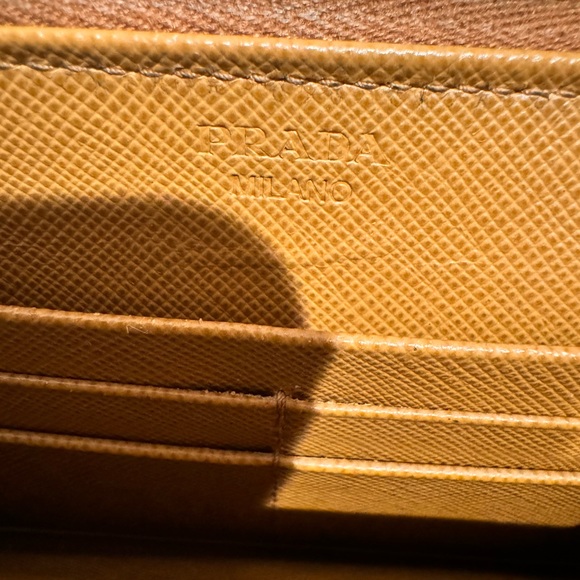 Prada Saffiano leather long wallet metal embossed - Picture 10 of 16
